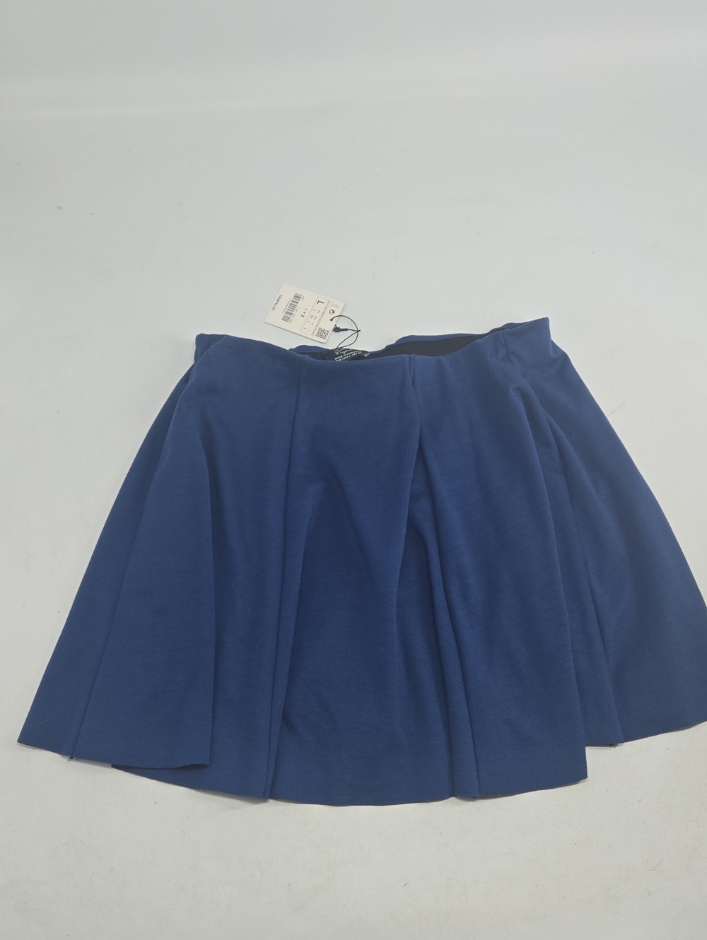 NEW ZARA Pleated Skater Skirt L